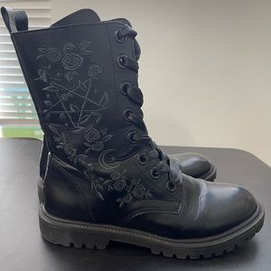 Killstar Enchanted Combat Boots US10/UK8